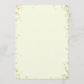 Menu Dinner | Glitter glitter voor goudConfetti (Achterkant)