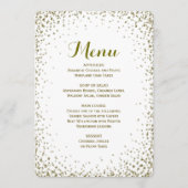 Menu Dinner | GoudConfetti (Voorkant)