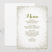 Menu Dinner | GoudConfetti (Voorkant / Achterkant)