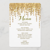 Menu Dinner | GoudConfetti (Voorkant)