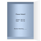 Menu Dinner Kaart First Heilige Communie (Binnen (Links))