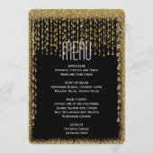 Menu Dinner | Modern Gold Black (Voorkant)