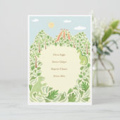 Menu Dino-Mite Party (Staand voorkant)