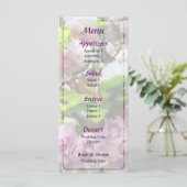 Menu Double Cherry Blossom Wedding (Staand voorkant)