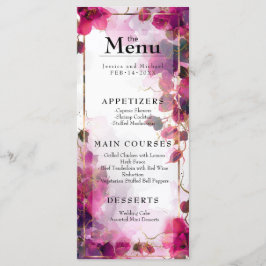 Menu & Drink Fuchsia Betovering: Waterverf