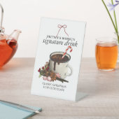 Menu Drink Reclamebord Met Voetstuk (Insitu)