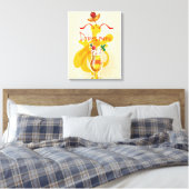 Menu Drinken Canvas Afdruk (Insitu (Slaapkamer))
