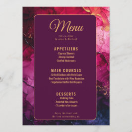 MENU + DRINKEN Celestial Elegance Marmer