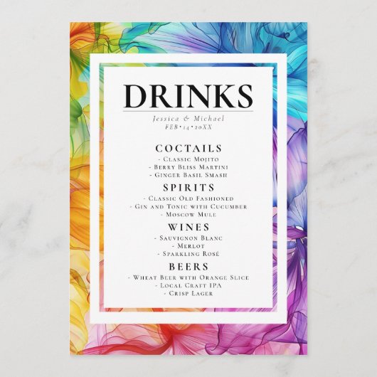MENU + DRINKEN etherische bloei (Achterkant)