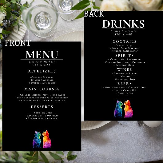 🌈 MENU + DRINKS Purrfectly Jouw: Een Regenboog Li