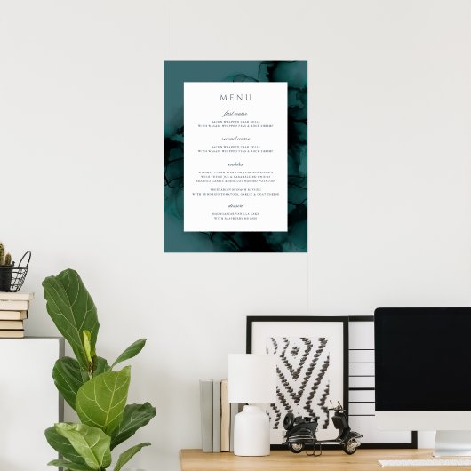 Menu Duw-inktbuffer Poster (Thuiskantoor)