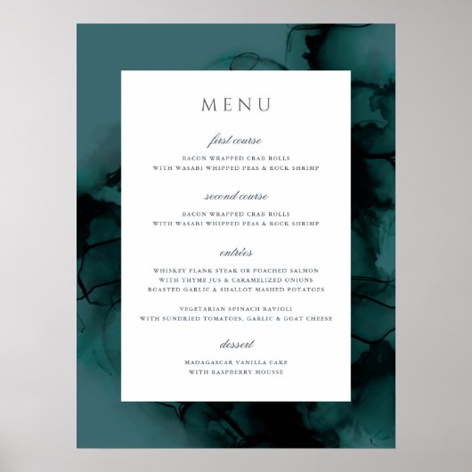 Menu Duw-inktbuffer Poster (Voorkant)
