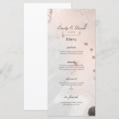 Menu Editable, Wedding Menu, Baby shower, Bridal (Voorkant / Achterkant)