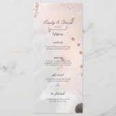 Menu Editable, Wedding Menu, Baby shower, Bridal (Voorkant)