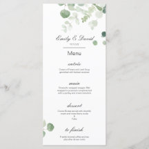 Menu Editable, Wedding Menu, Baby shower, Bridal