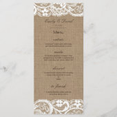 Menu Editable, Wedding Menu, Baby shower, Bridal (Voorkant)