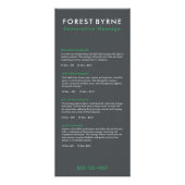 Menu Eenvoudige professionele prijslijst (Voorkant)