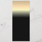 Menu Elegant Black and Gold Wedding (Achterkant)