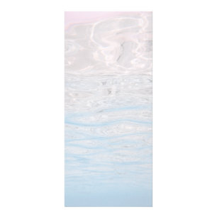 Menu Elegant Blue Ocean Program Blank