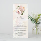 Menu Elegant Blush Pink (Staand voorkant)