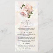 Menu Elegant Blush Pink (Voorkant)