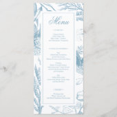 Menu Elegant Botanical Wedding Vrijgezellenfeest (Voorkant)