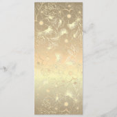 Menu Elegant Emerald Green Wedding (Achterkant)