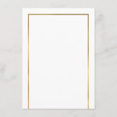 Menu Elegant Golden Lijst (Achterkant)