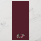 Menu Elegant Kerstwinter Weddenschap (Achterkant)