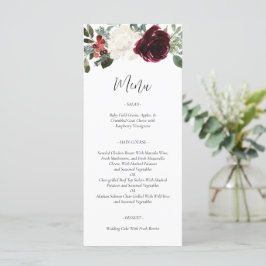 Menu Elegant Kerstwinter Weddenschap