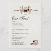 Menu Elegant Norse Viking Wedding (Voorkant)