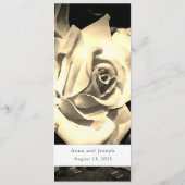 Menu Elegant Rozen Wedding (Achterkant)