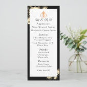 Menu Elegant Rozen Wedding (Staand voorkant)