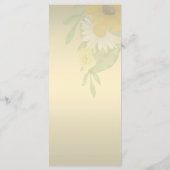 Menu Elegant White Gold Ribbon Red Diamond Weddens (Achterkant)