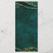 Menu Emerald and Roos Gold (Achterkant)