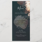 Menu Emerald Antiek Vintage Wedding (Voorkant)