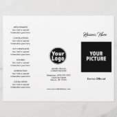 Menu- en prijsgids flyer (Voorkant)