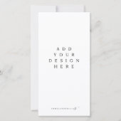 Menu- en programmaafdrukken bedankkaart (Voorkant)