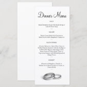 Menu Eternity (Voorkant / Achterkant)