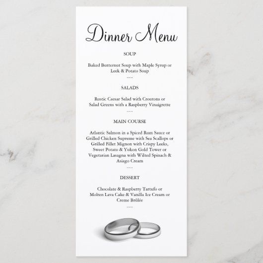 Menu Eternity (Voorkant)