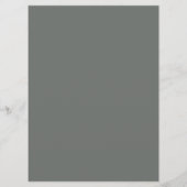 Menu Eucalyptus Botanical Sage Green Wedding (Achterkant)