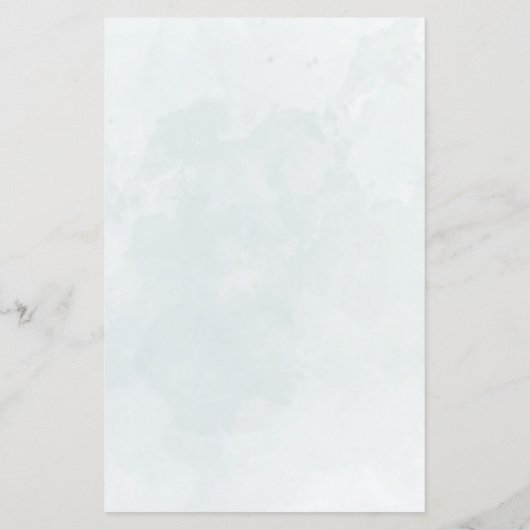 Menu Eucalyptus Waterverf Stusty Blue Wedding (Achterkant)