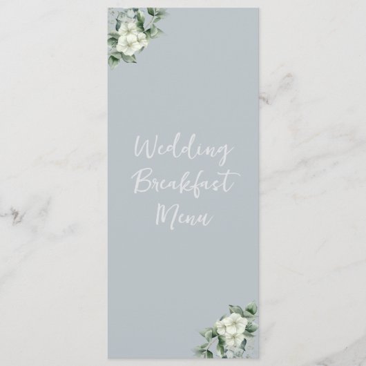 Menu Eucalyptus Weddenschap (Voorkant)