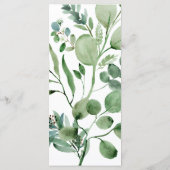 Menu Eucalyptus Weddenschap (Achterkant)