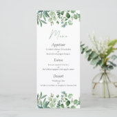Menu Eucalyptus Weddenschap (Staand voorkant)