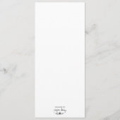 Menu Eucalyptus Weddenschap (Achterkant)