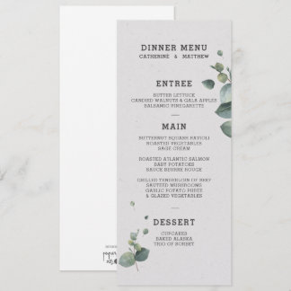 Menu Eucalyptus Weddenschap