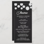 Menu Faux Chalkboard Hanging Lantern Rustic (Voorkant / Achterkant)