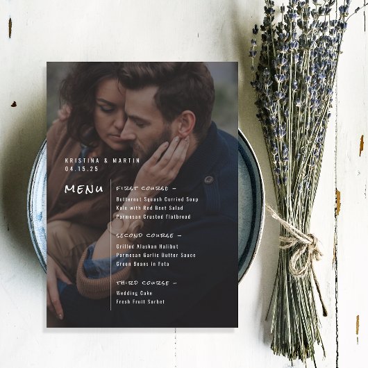 Menu Favoriete foto Achtergrond