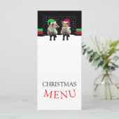 Menu Festive Fox Cubs (Staand voorkant)